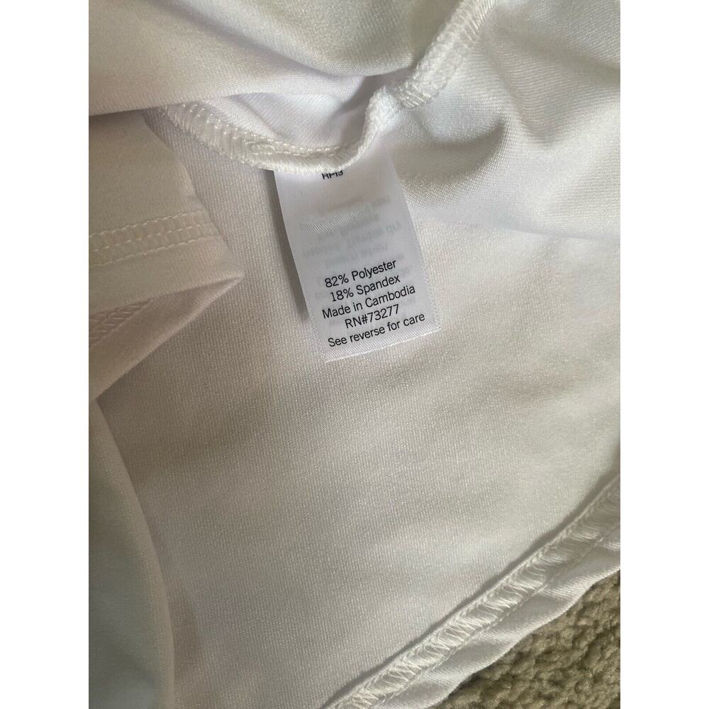 Skort Womens Size XL White Sporty Stretch Casual Pickleball Tennis Skirt - Picture 5 of 10
